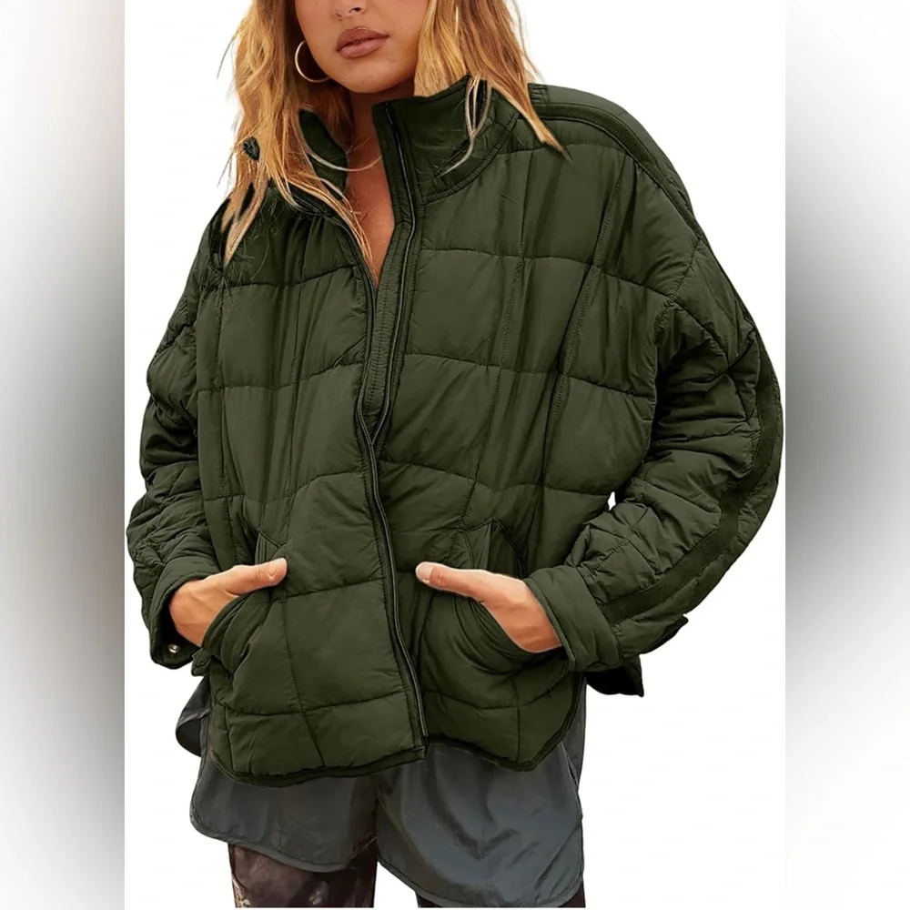 N/A quilted olive